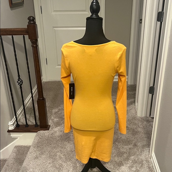 BCBG Paris Yellow Midi Dress - Picture 6 of 8
